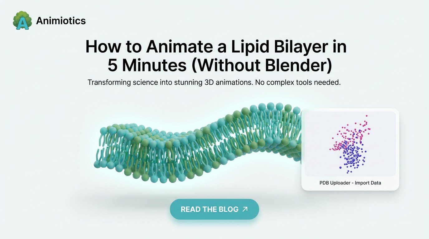 How to Animate a Lipid Bilayer in 5 Minutes (Without Blender)