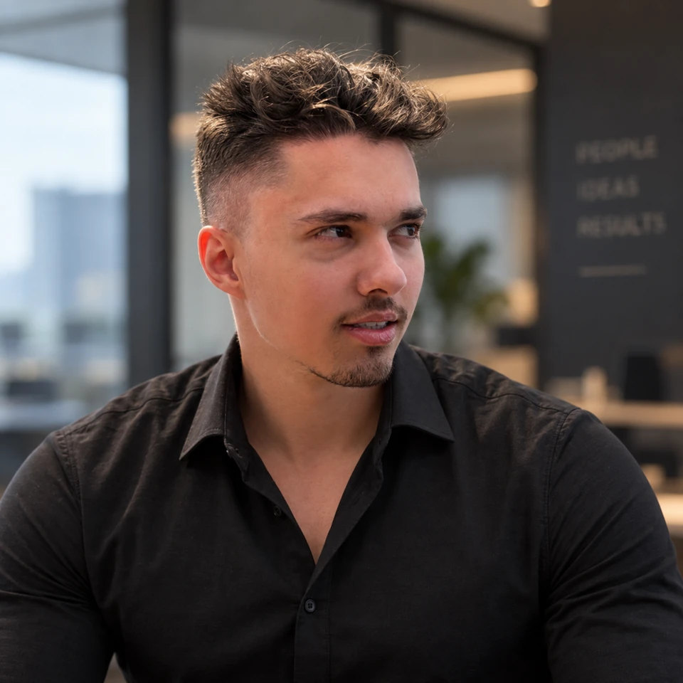 Portrait of Daniel Lachev, founder of Animiotics